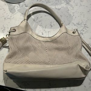 French Connection Beige Cream Purse